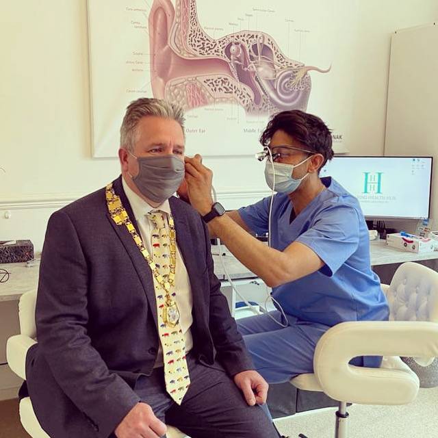 mayer visit for microsuction ear wax removal